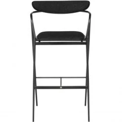 NUEVO Furniture INDUSTRY BAR STOOL: CHARCOAL BOUCLE 11 NUEVO Furniture INDUSTRY BAR STOOL: CHARCOAL BOUCLE