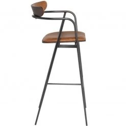 NUEVO INDUSTRY BAR STOOL: DESERT LEATHER Furniture