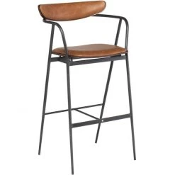 NUEVO INDUSTRY BAR STOOL: DESERT LEATHER Furniture