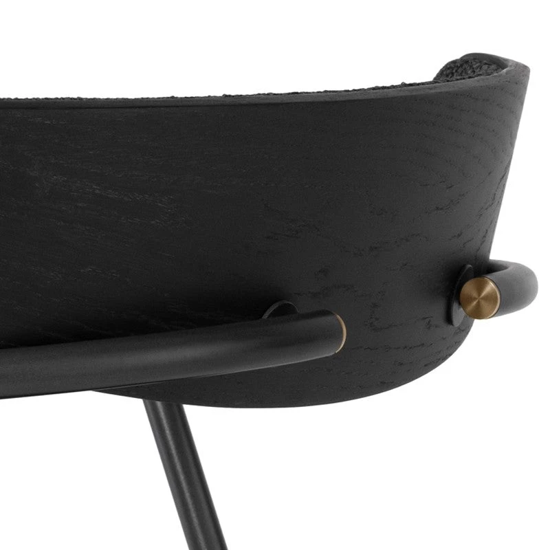 NUEVO Furniture INDUSTRY BAR STOOL: CHARCOAL BOUCLE 7 NUEVO Furniture INDUSTRY BAR STOOL: CHARCOAL BOUCLE