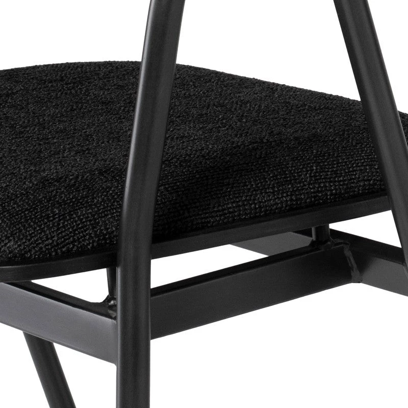 NUEVO Furniture INDUSTRY BAR STOOL: CHARCOAL BOUCLE 8 NUEVO Furniture INDUSTRY BAR STOOL: CHARCOAL BOUCLE