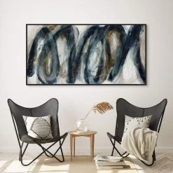 L ART "INFINITY MOVEMENT" CANVAS ART Wall Art