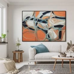 L ART Wall Art "INTERSECTING THOUGHTS" CANVAS ART