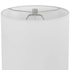 UTTERMOST INVERSE BLACK + WHITE MARBLE TABLE LAMP