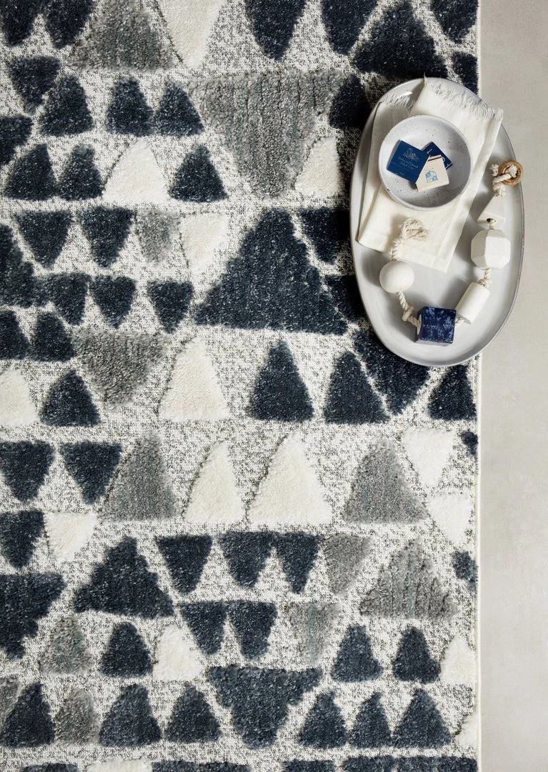 LOLOI IRVING RUG: INK BLUE, WHITE, SLATE 5 LOLOI IRVING RUG: INK BLUE, WHITE, SLATE