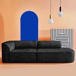 NUEVO ISLA SALT + PEPPER SOFA