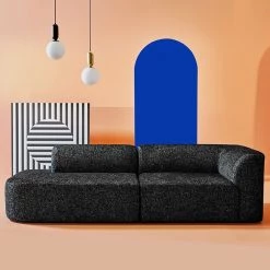 NUEVO ISLA SALT + PEPPER SOFA