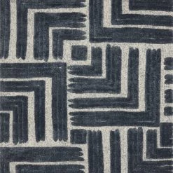 LOLOI ISOM RUG: INK BLUE, WHITE, SLATE
