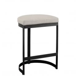 UTTERMOST Furniture IVANNA MATTE BLACK COUNTER STOOL