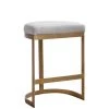 UTTERMOST IVANNA ANTIQUE GOLD COUNTER STOOL Kitchen + Dining