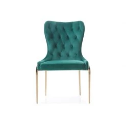 VIG IZZY EMERALD VELVET DINING CHAIR | SET OF 2