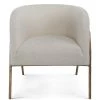 UTTERMOST Furniture JACOBSEN BARREL CHAIR: OFF-WHITE SHEARLING