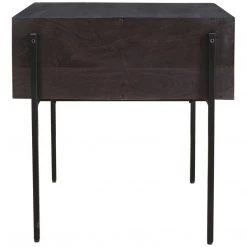 MOES Living Room JAMISON SMOKED WOOD + WALNUT END TABLE