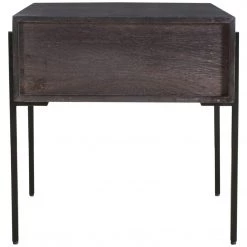 MOES Living Room JAMISON SMOKED WOOD + WALNUT END TABLE
