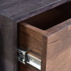 MOES Living Room JAMISON SMOKED WOOD + WALNUT END TABLE