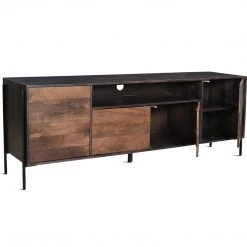 MOES JAMISON SMOKED WOOD + WALNUT MEDIA CONSOLE