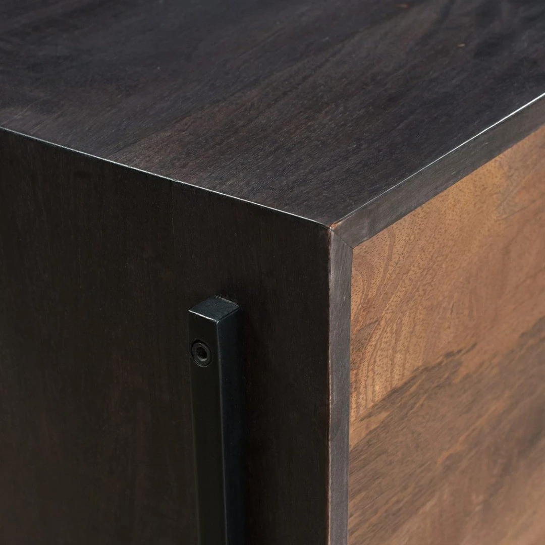 MOES JAMISON SMOKED WOOD + WALNUT MEDIA CONSOLE 6 MOES JAMISON SMOKED WOOD + WALNUT MEDIA CONSOLE