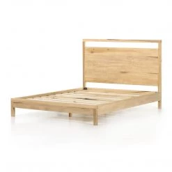 FOUR HANDS JANUS DRY-WASHED POPLAR PLATFORM BED