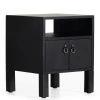FOUR HANDS JANUS END TABLE: BLACK Furniture