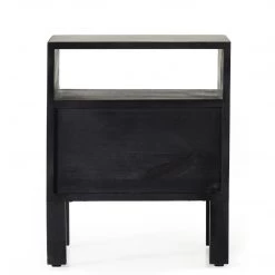FOUR HANDS JANUS END TABLE: BLACK Furniture