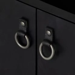 FOUR HANDS JANUS END TABLE: BLACK Furniture