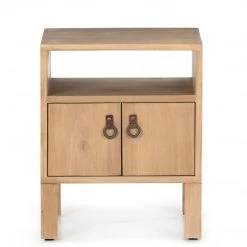 FOUR HANDS JANUS END TABLE: NATURAL