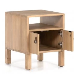 FOUR HANDS JANUS END TABLE: NATURAL