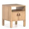FOUR HANDS JANUS END TABLE: NATURAL