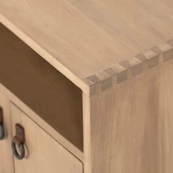 FOUR HANDS JANUS END TABLE: NATURAL