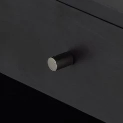 FOUR HANDS JANUS NIGHTSTAND: BLACK
