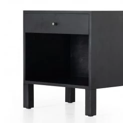 FOUR HANDS JANUS NIGHTSTAND: BLACK