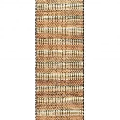 SURYA JASMINE 02 WOVEN JUTE RUG: CAMEL