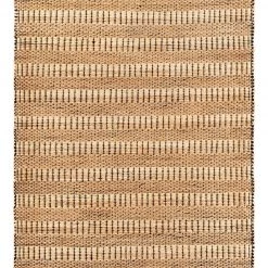 SURYA JASMINE 02 WOVEN JUTE RUG: CAMEL