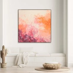 L ART "JE T'AIME" HAND PAINTING ON CANVAS