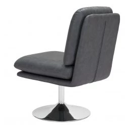 ZUO JET-SET GREY VINYL SWIVEL CHAIR Furniture 9 ZUO JET-SET GREY VINYL SWIVEL CHAIR Furniture