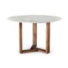 MOES JINXX 48"ROUND MARBLE TOP DINING TABLE Kitchen + Dining