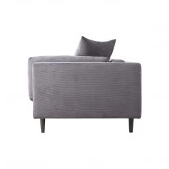 MOES Furniture JOEY GREY CORDUROY SOFA