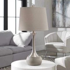 UTTERMOST JONAH CONCRETE BASE TABLE LAMP