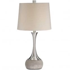 UTTERMOST JONAH CONCRETE BASE TABLE LAMP