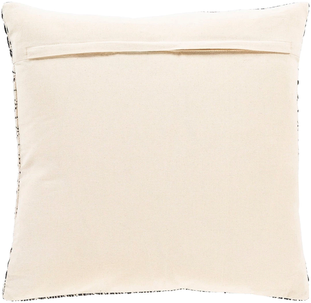 SURYA Pillows + Decor JESSIE BLACK + IVORY PILLOW 3 SURYA Pillows + Decor JESSIE BLACK + IVORY PILLOW