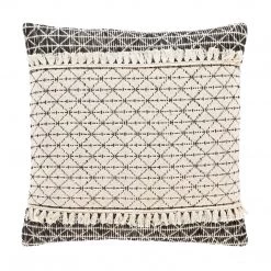SURYA Pillows + Decor JESSIE BLACK + IVORY PILLOW