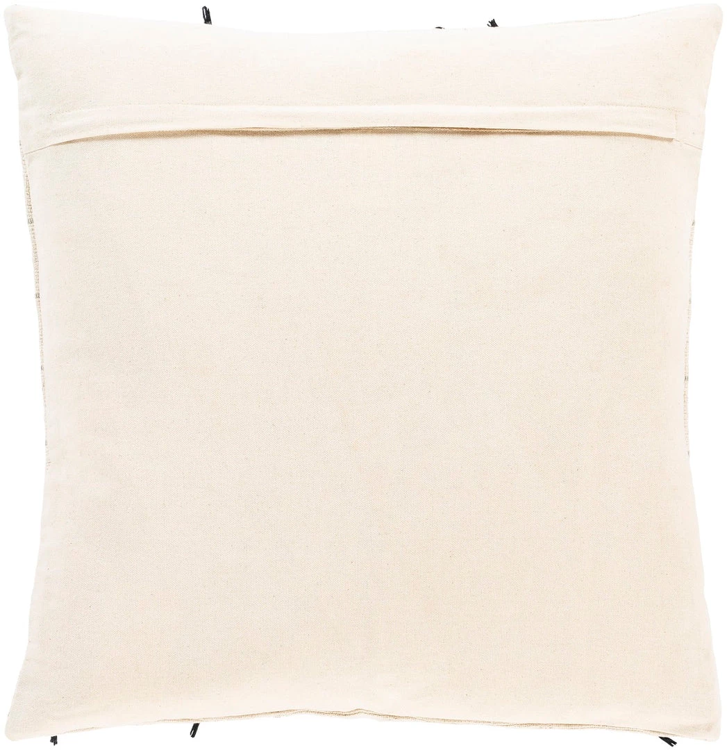 SURYA Pillows + Decor JESSIE BLACK + SAGE TASSEL PILLOW 3 SURYA Pillows + Decor JESSIE BLACK + SAGE TASSEL PILLOW