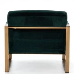 FOUR HANDS JULES SAPPHIRE MARINE VELVET ARM CHAIR Furniture