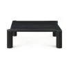 MOES Furniture JUNI BLACK OAK POST COFFEE TABLE