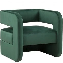 VIG JUNIPER BOXY GREEN VELVET ACCENT CHAIR Furniture