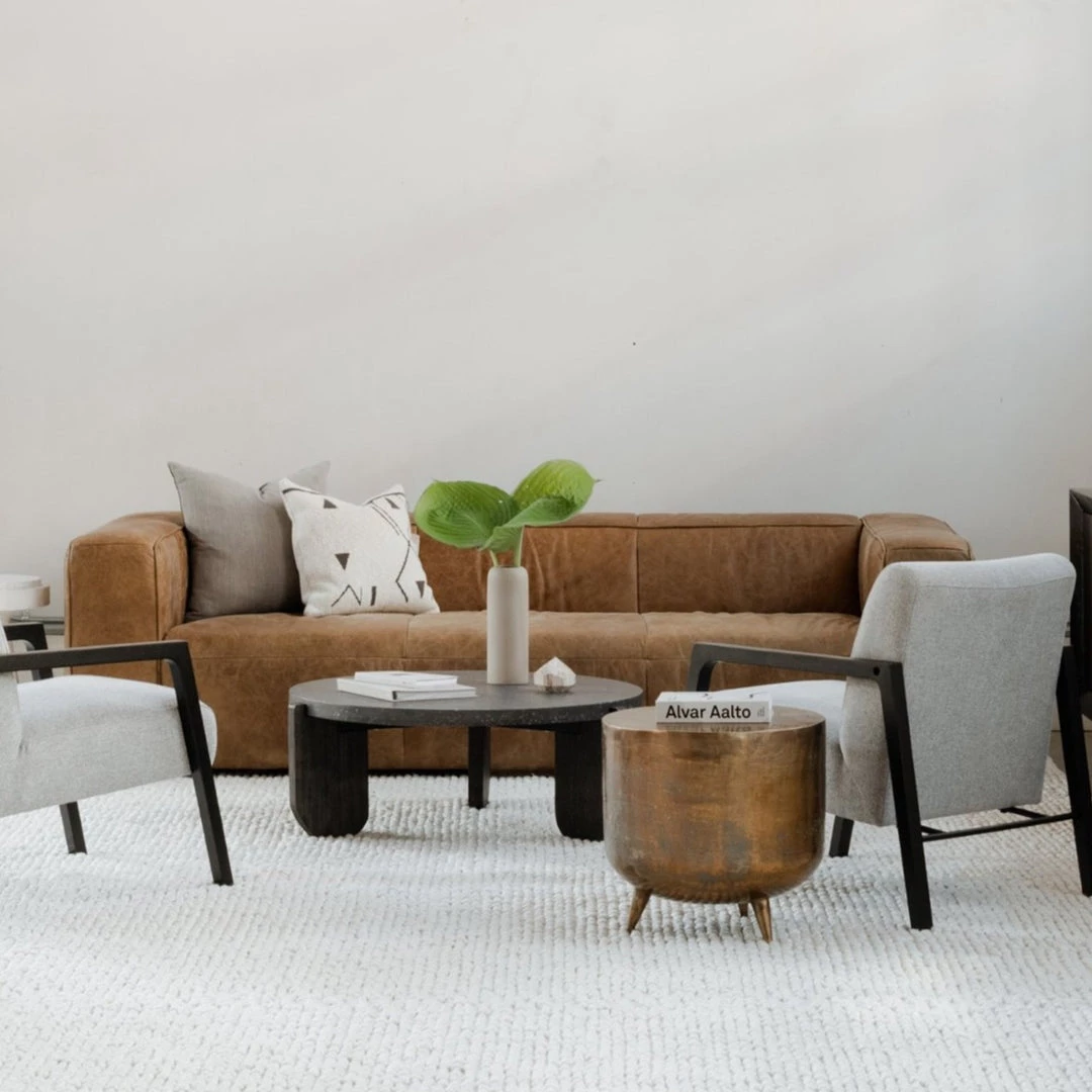 MOES Living Room JURI COPPER PATINA DRUM TABLE 3 MOES Living Room JURI COPPER PATINA DRUM TABLE