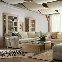 HOOKER PLAYA JUTE + GLASS COFFEE TABLE Furniture