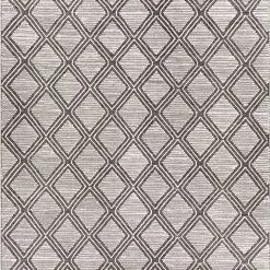 SURYA Rug KELE WOOL + COTTON TEXTURED FLATWEAVE: BLACK