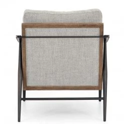 FOUR HANDS Furniture KENNEDY ARM CHAIR: GREY TWILL 13 FOUR HANDS Furniture KENNEDY ARM CHAIR: GREY TWILL