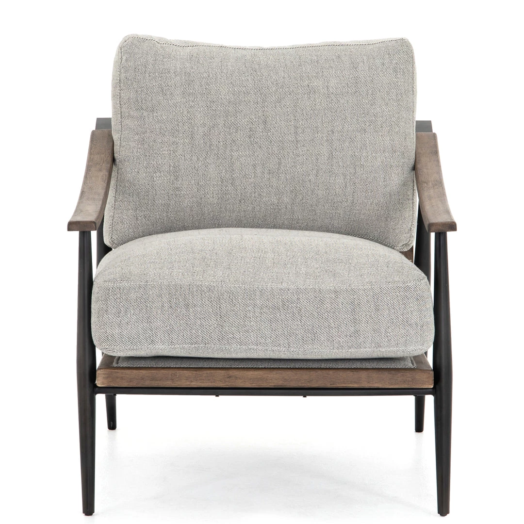 FOUR HANDS Furniture KENNEDY ARM CHAIR: GREY TWILL 2 FOUR HANDS Furniture KENNEDY ARM CHAIR: GREY TWILL